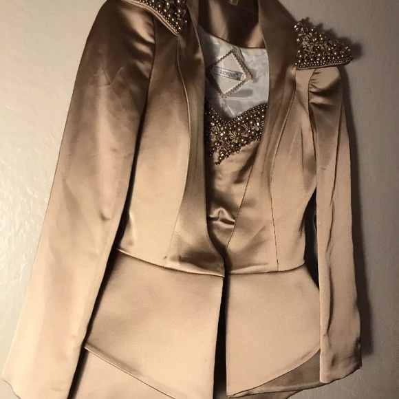 Kenzel Brown 3 Pc Skirt Suit size 38/8 - Picture 3 of 7